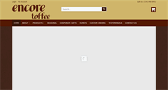 Desktop Screenshot of encoretoffee.com